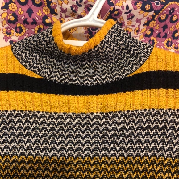 Striped Turtleneck Sweater - Picture 2 of 4